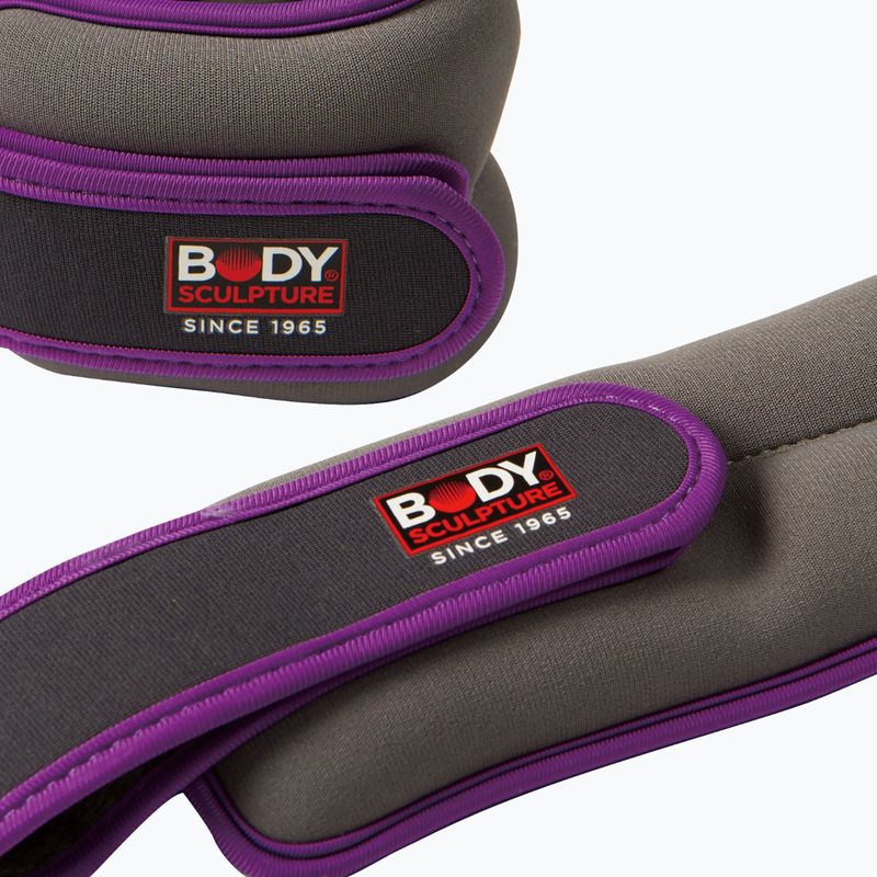 Wrist weights Body Sculpture Bb 2700U 2 x 0,5 kg grey/purple 3