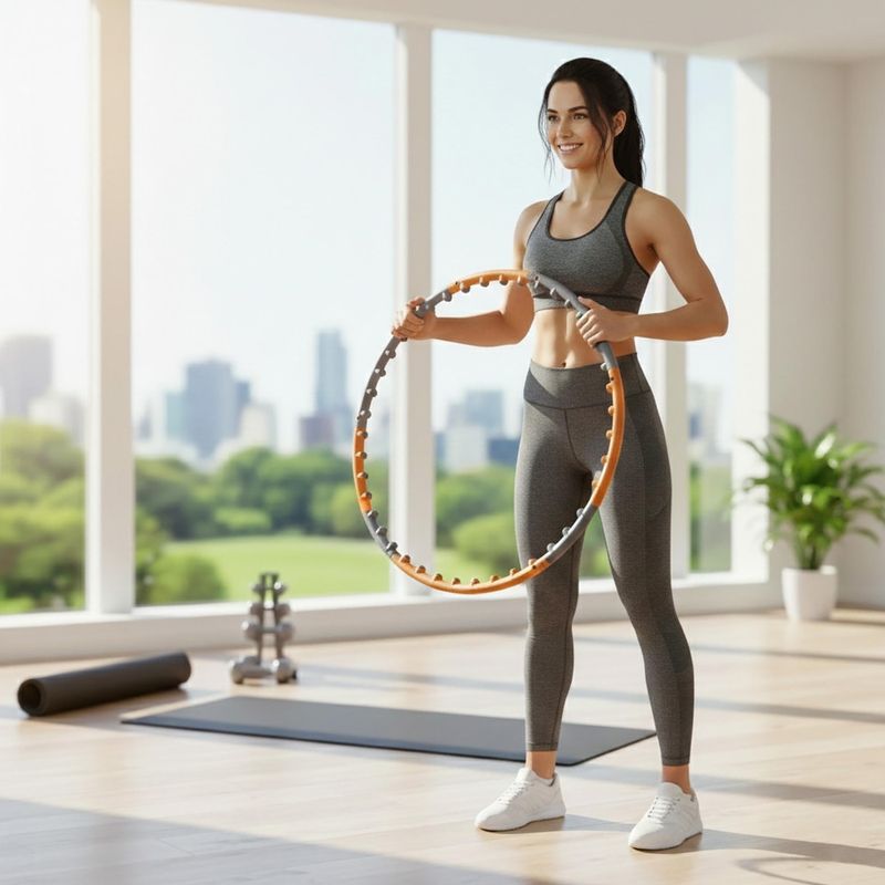 Weighted hula hoop Body Sculpture Bb 6430 1.2 Kg grey/orange 9