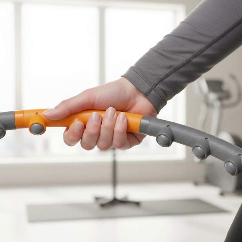 Weighted hula hoop Body Sculpture Bb 6430 1.2 Kg grey/orange 12