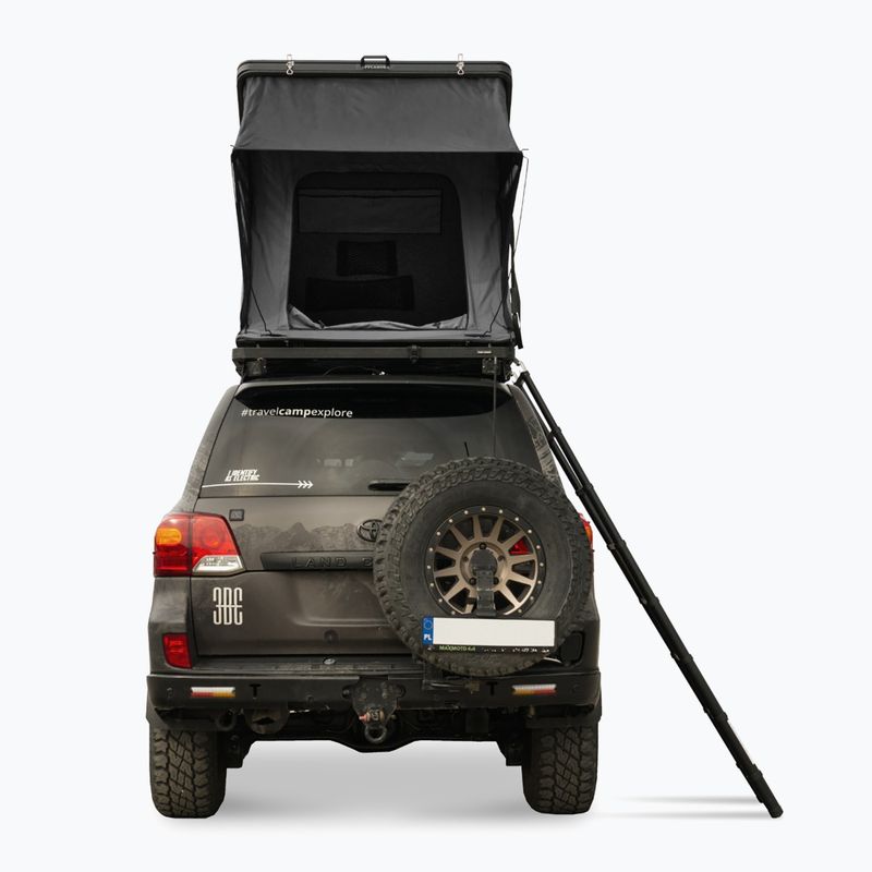 2-person roof tent OFFLANDER Triangle Slim Wolf black 4