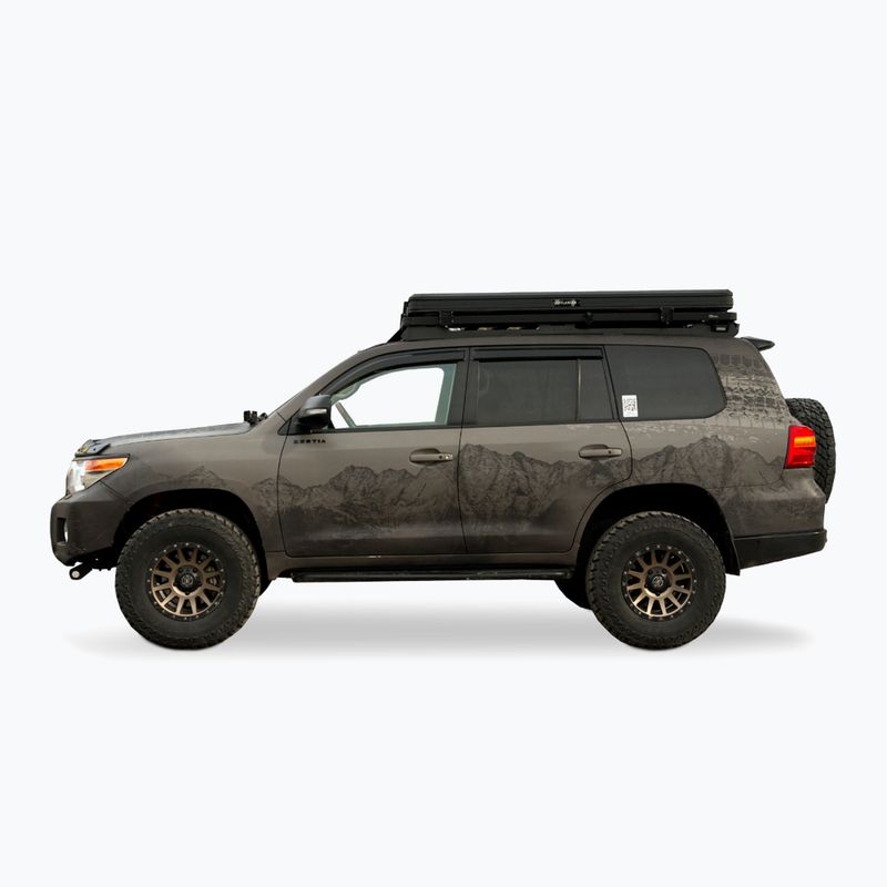 2-person roof tent OFFLANDER Triangle Slim Wolf black 6
