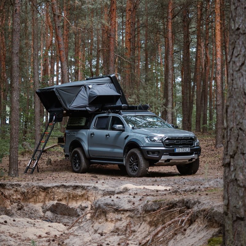 2-person roof tent OFFLANDER Fold 2 Wolf gray 12
