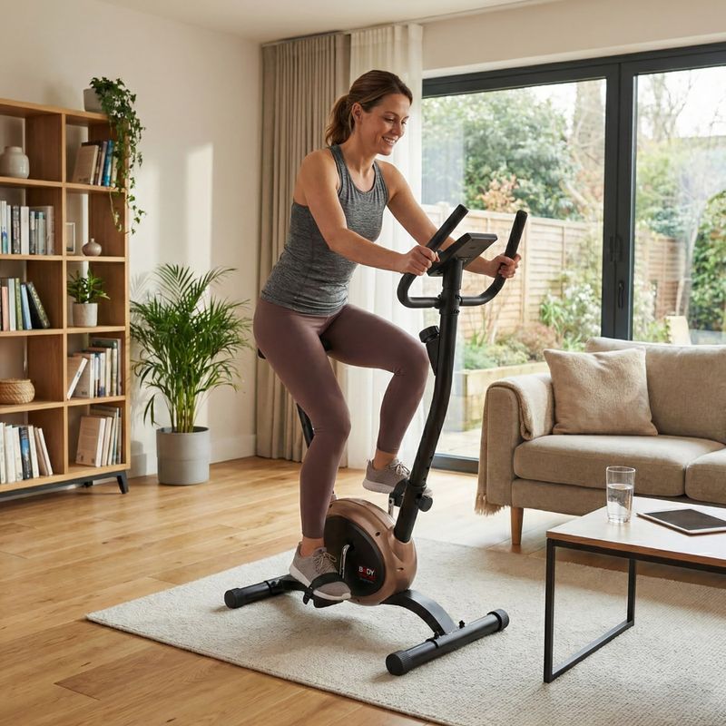 Upright exercise bike Body Sculpture Bc 1430Gd black 11