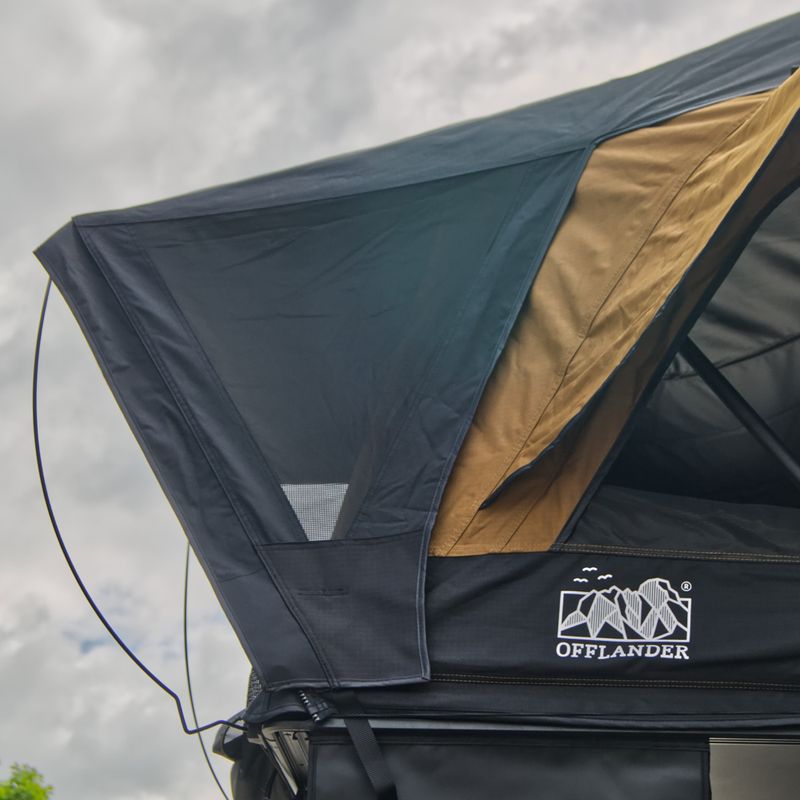 3-person rooftent OFFLANDER Fold E 150 brown/black 11