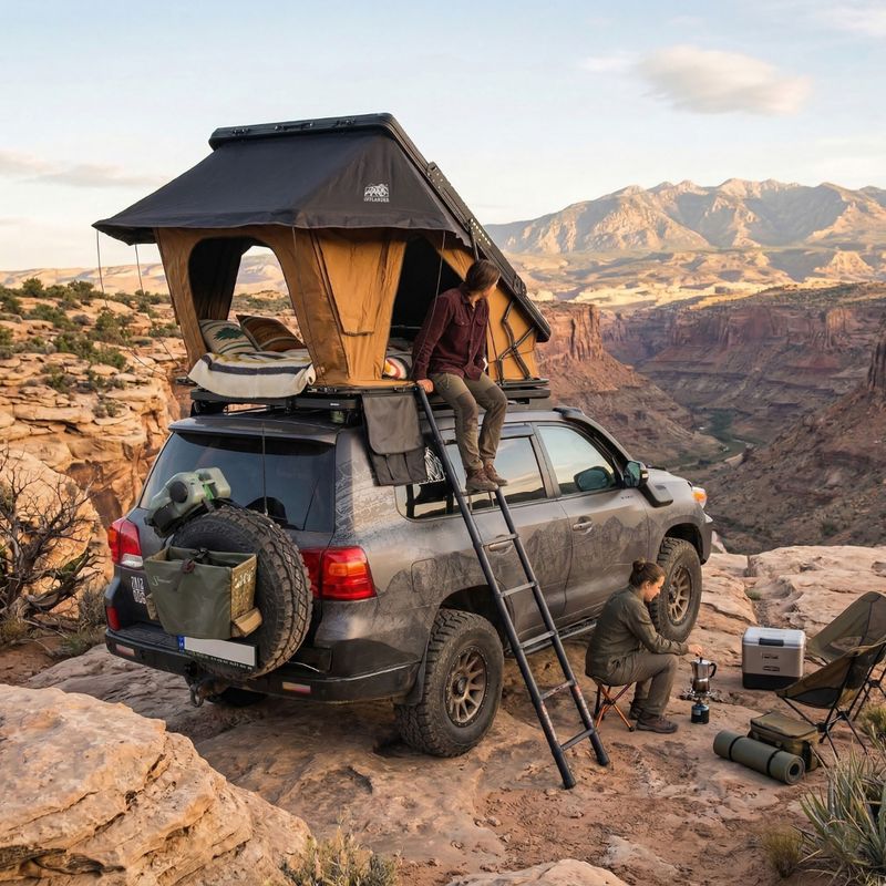 2-person roof tent OFFLANDER Tomahak 3.1 brown/black 10