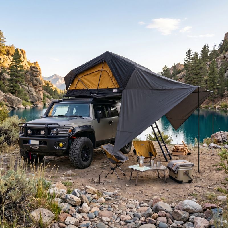 Canopy for OFFLANDER Soft Hybrid 190 black tent 5