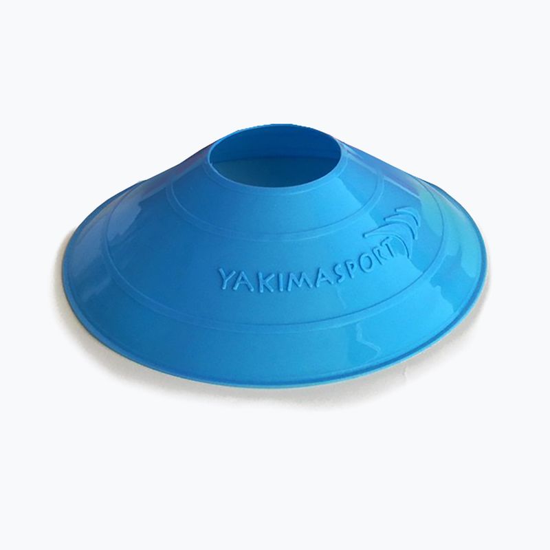 Training island 30 pcs. Yakimasport Disc Cone blue 100596