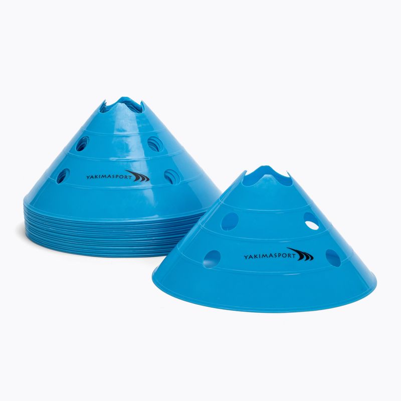 Training island 20 pcs. Yakimasport Jumbo Cone blue 100626