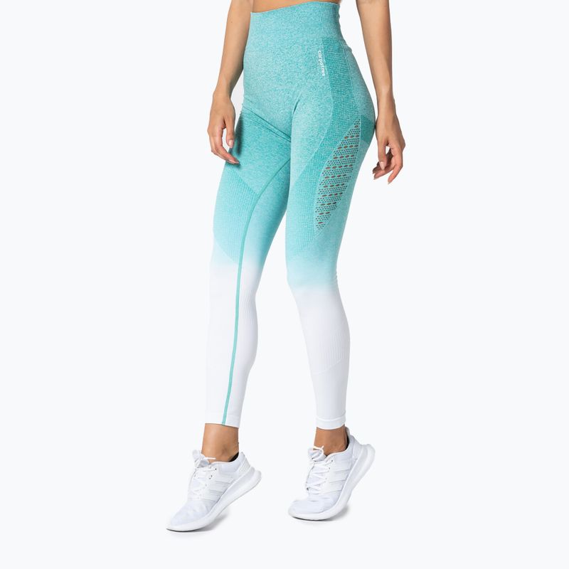 Women's Carpatree Phase Seamless leggings blue and white CP-PSL-TW