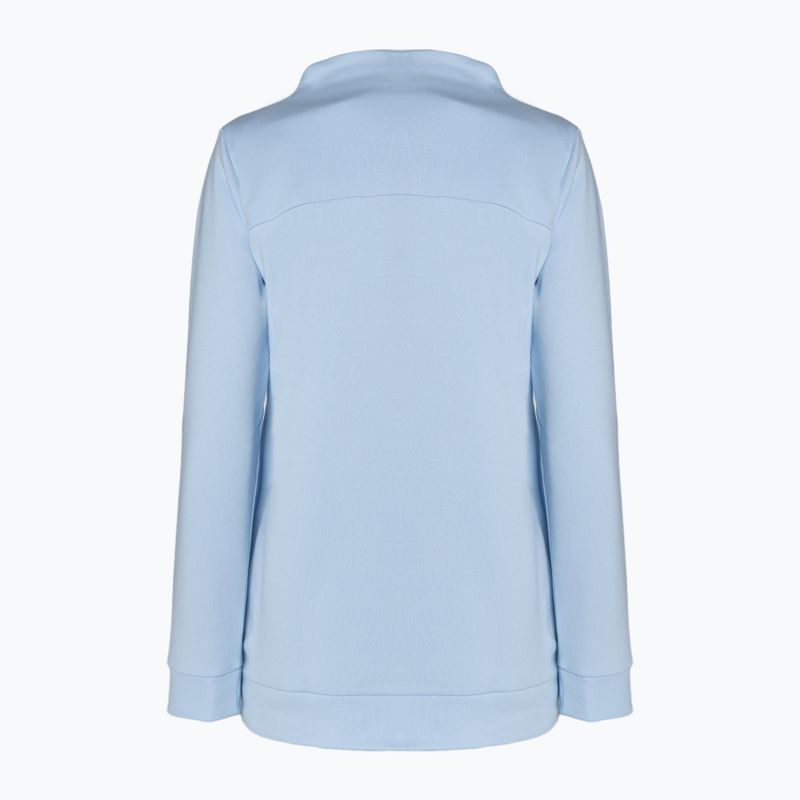 Women's Carpatree Funnel Neck Sweatshirt Blue CPW-FUS-1043-TU 2