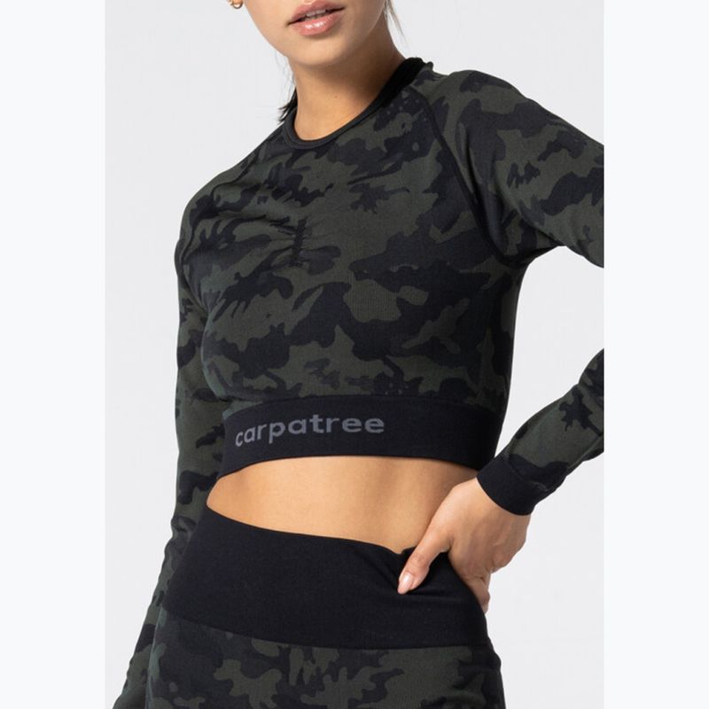 Women's training top Carpatree Camo Seamless green 4