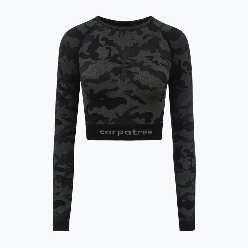 Women's training top Carpatree Camo Seamless green 5