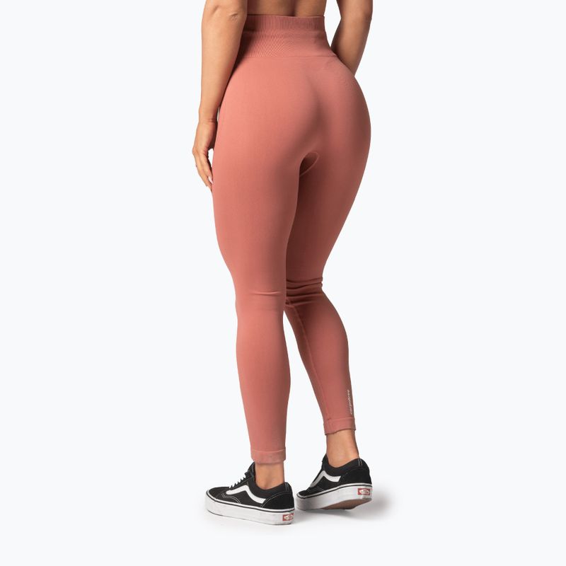 Women's training leggings Carpatree Arcade Seamless pink/canyon rose 2