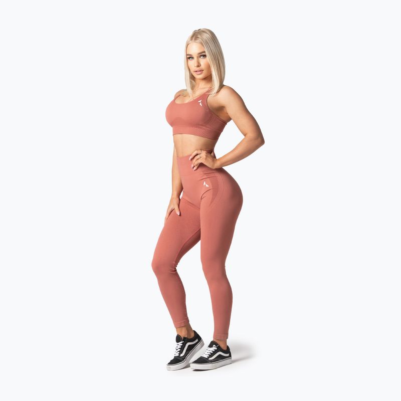 Women's training leggings Carpatree Arcade Seamless pink/canyon rose 3