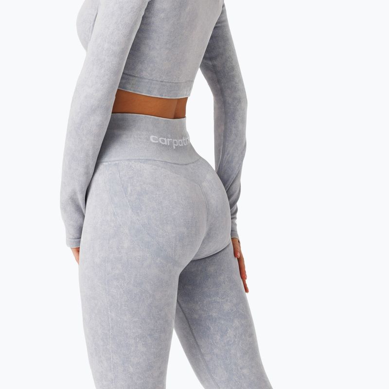 Women's training leggings Carpatree Yasmine Seamless blue stone wash 7