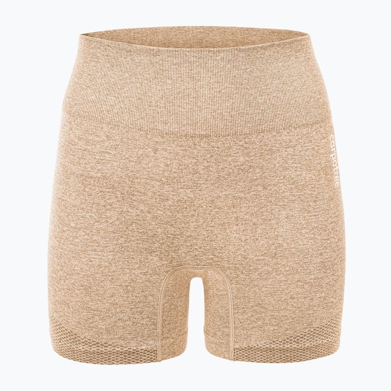 Women's Carpatree Vibe Seamless shorts beige melange 5