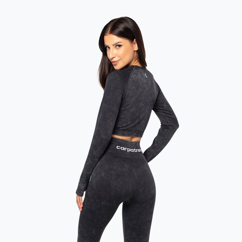 Women's training top Carpatree Yasmine Seamless Longsleeves black 3