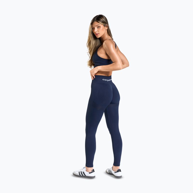 Women's training leggings Carpatree Allure Seamless midnight blue 4