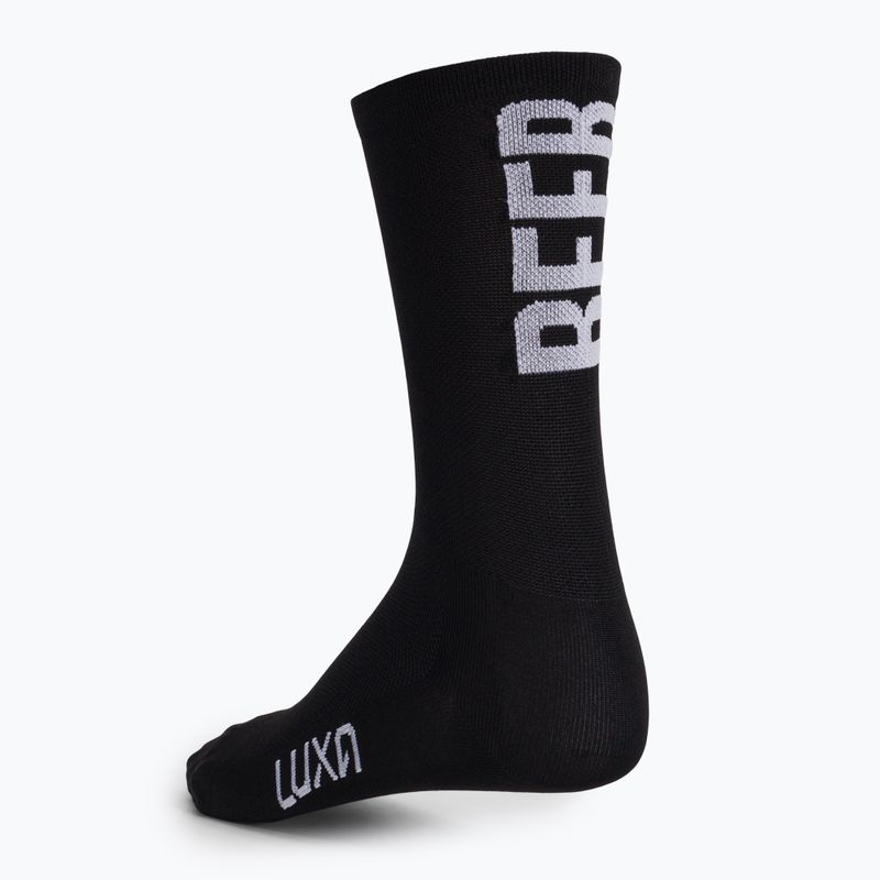 Luxa Beer Ride cycling socks black LAM21SBRBS1 4
