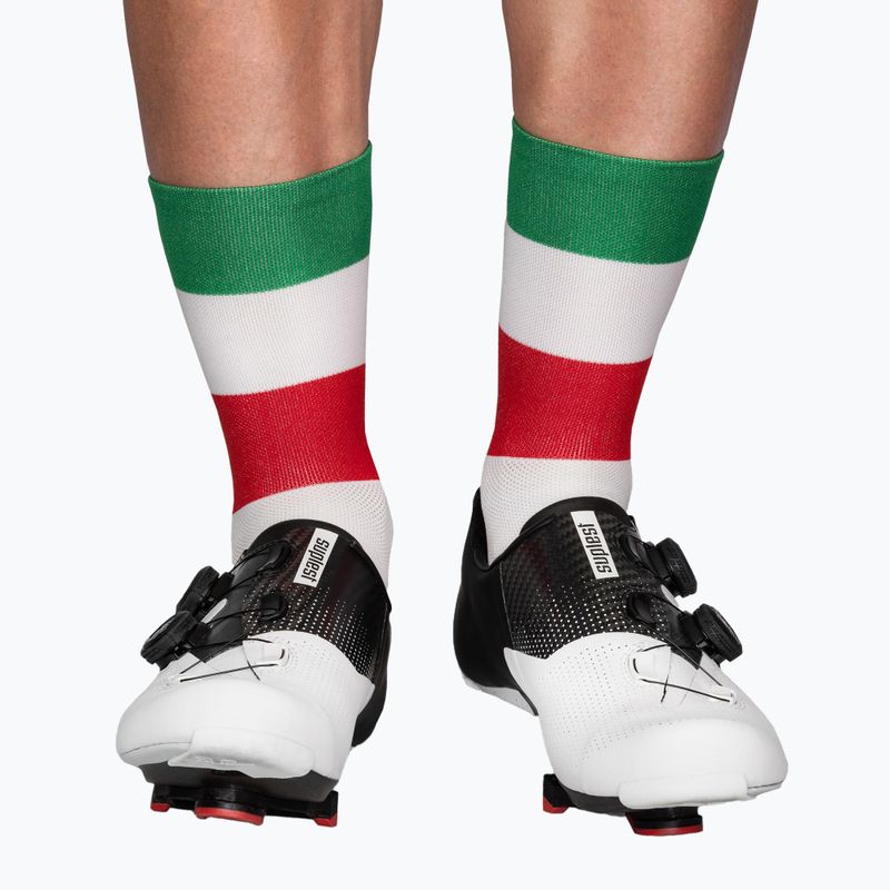 Luxa Flag cycling socks white LAM21SIFS 2