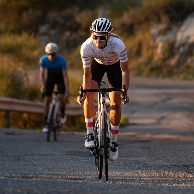 Luxa Flag white and red cycling socks LAM21SPFS 6