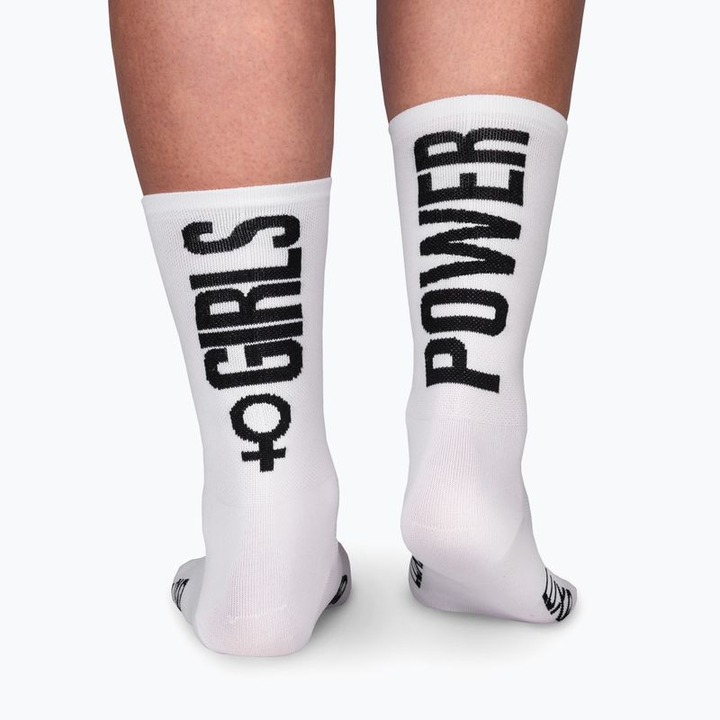 Luxa Girls Power women's cycling socks white LAM21SGPS1 2