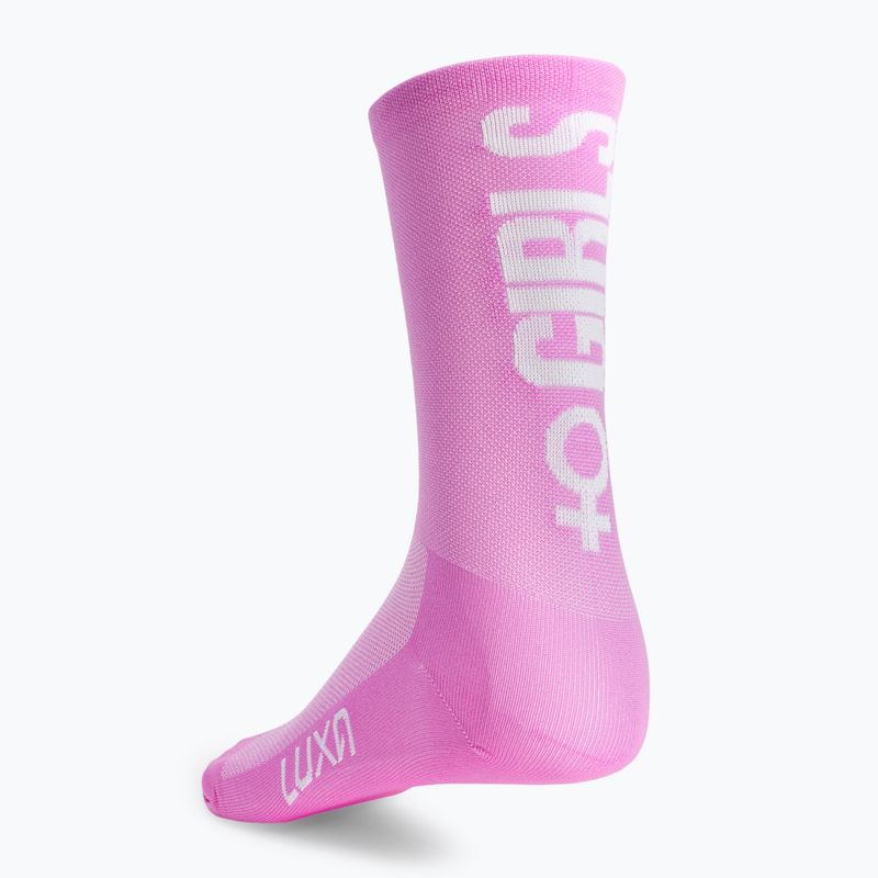 Luxa Girls Power women's cycling socks pink LAM21SGPL1S 4