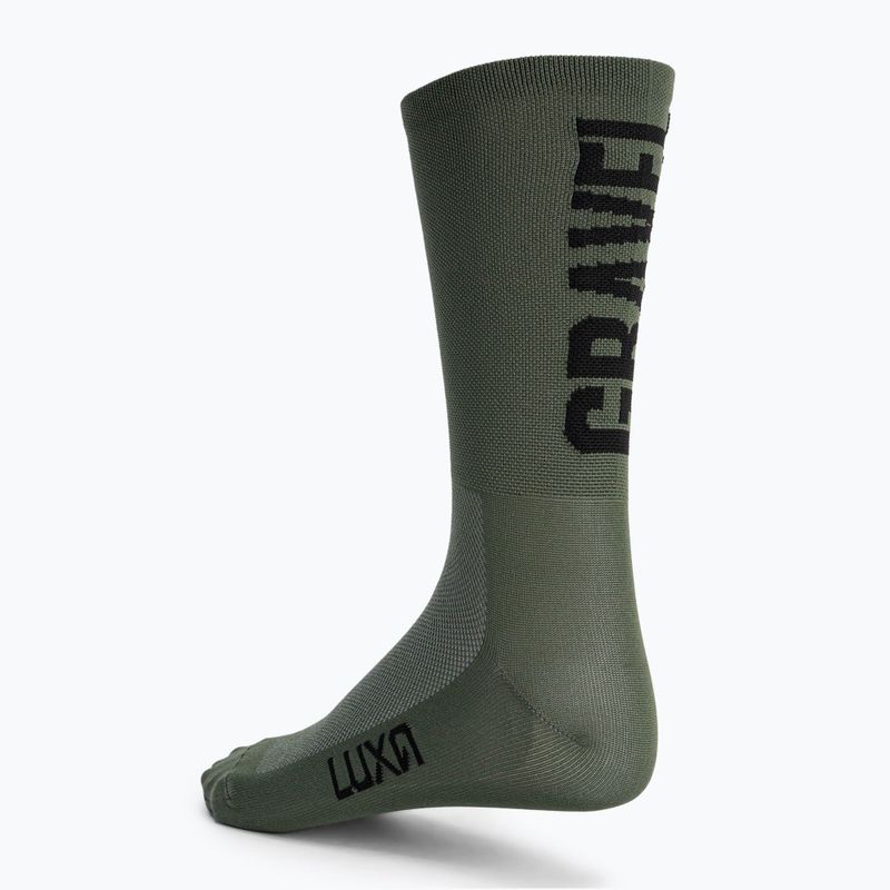 Luxa Only Gravel green cycling socks LAM21SOGK1S 5