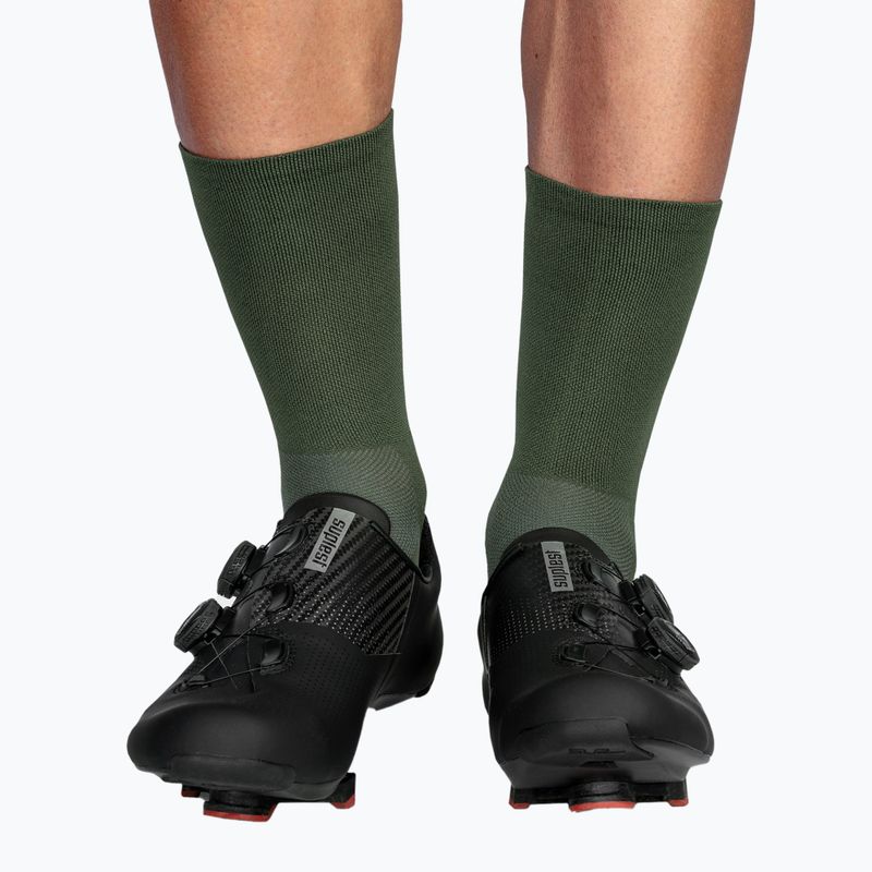 Luxa Only Gravel green cycling socks LAM21SOGK1S 3