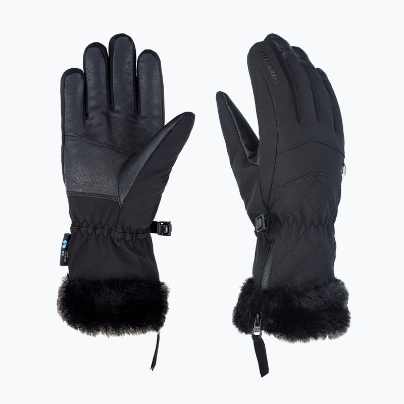 Women's ski gloves Viking Meris Ski black
