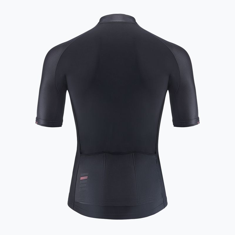 Men's cycling jersey Quest Stone black 2