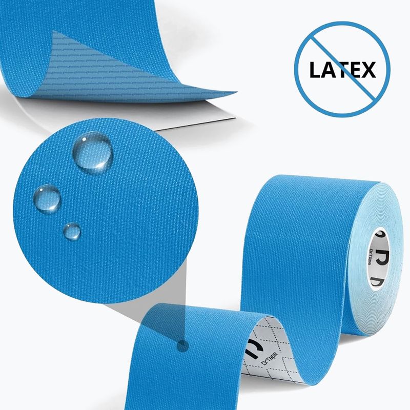 Kinesiology tape DrTape Kinesiology Tape blue 3