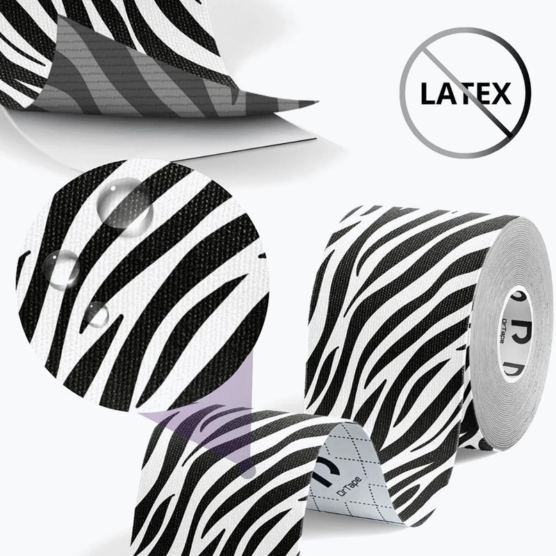 Kinesio tape DrTape Kinesiology Tape zebra 3