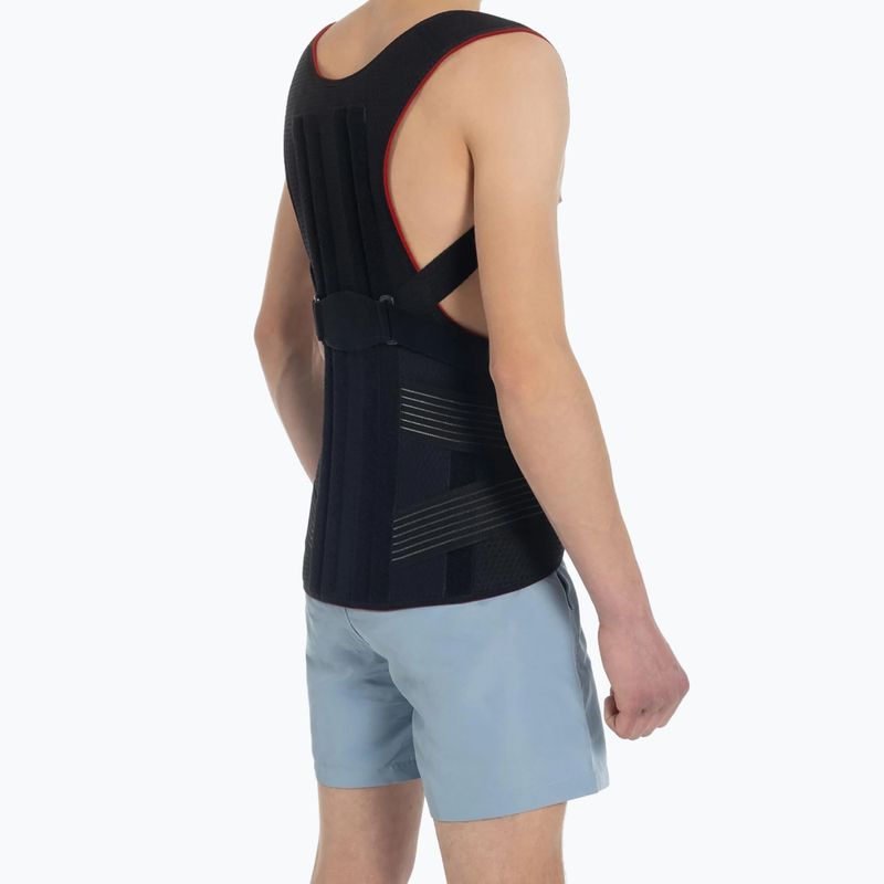 Lumbosacral belt MSupport Red black 2