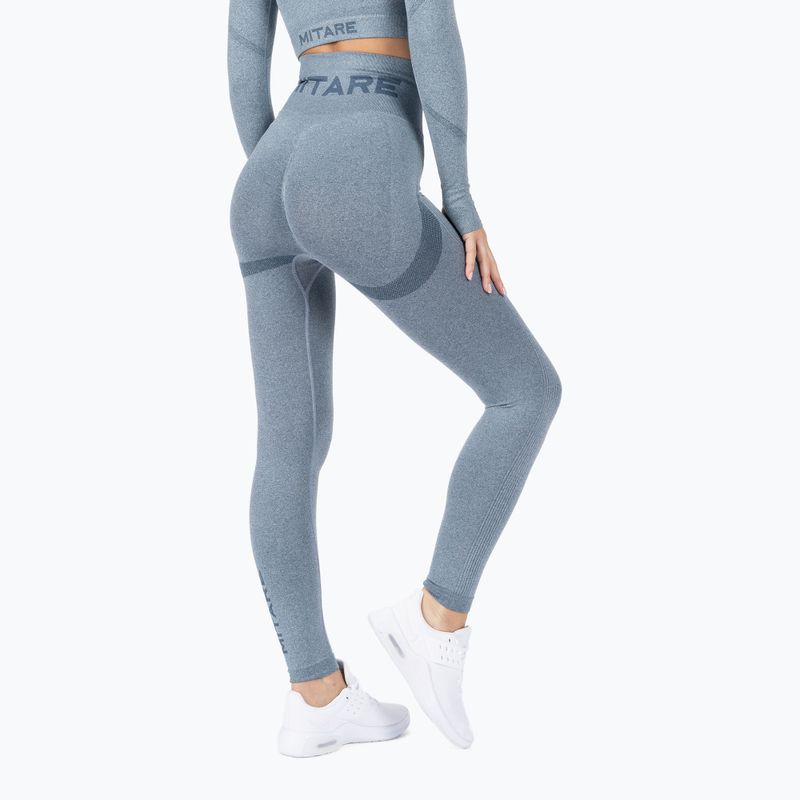 Women's MITARE Push Up Max leggings blue K001 3