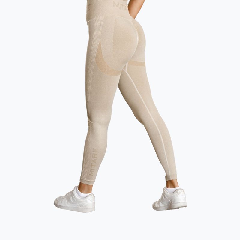 MITARE Push Up Max women's leggings beige K001 8
