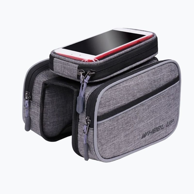 Wheel Up bicycle frame bag grey 13507 7