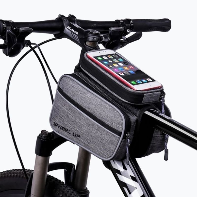 Wheel Up bicycle frame bag grey 13507 10
