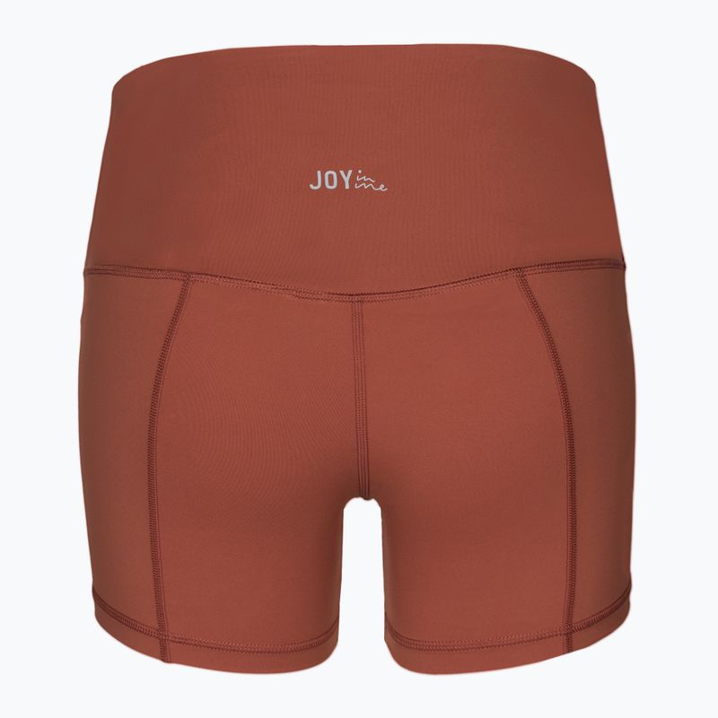 Women's yoga shorts JOYINME Rise brown 801484 2