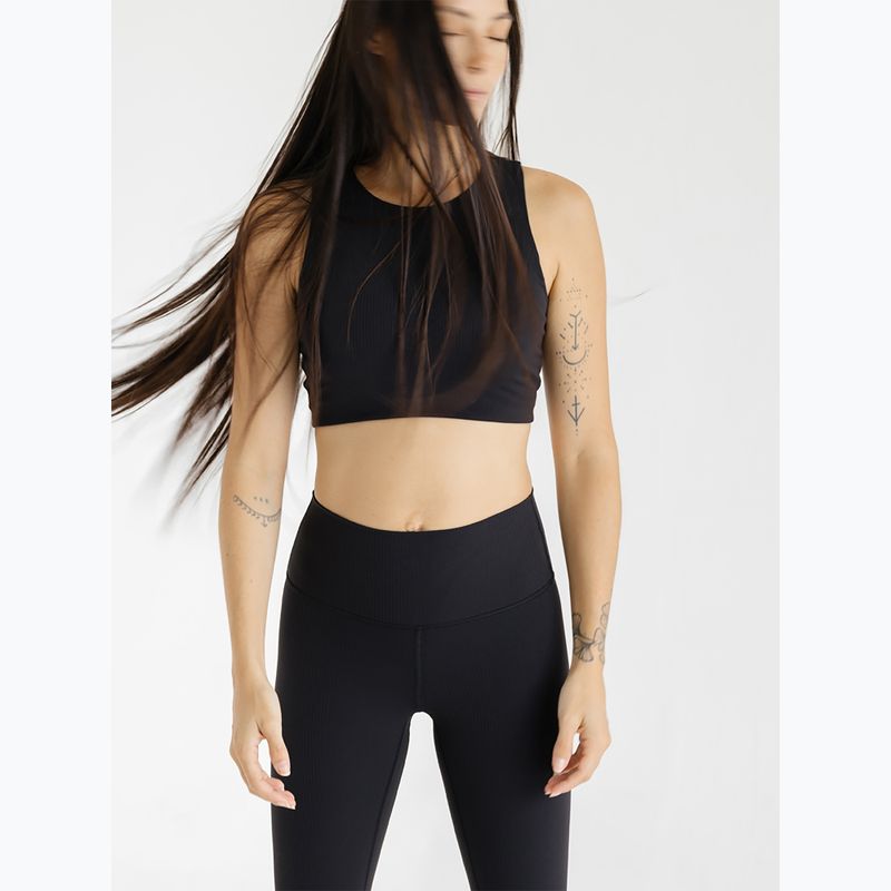 Women's Yoga Top JOYINME Pulse Ribbed black 4