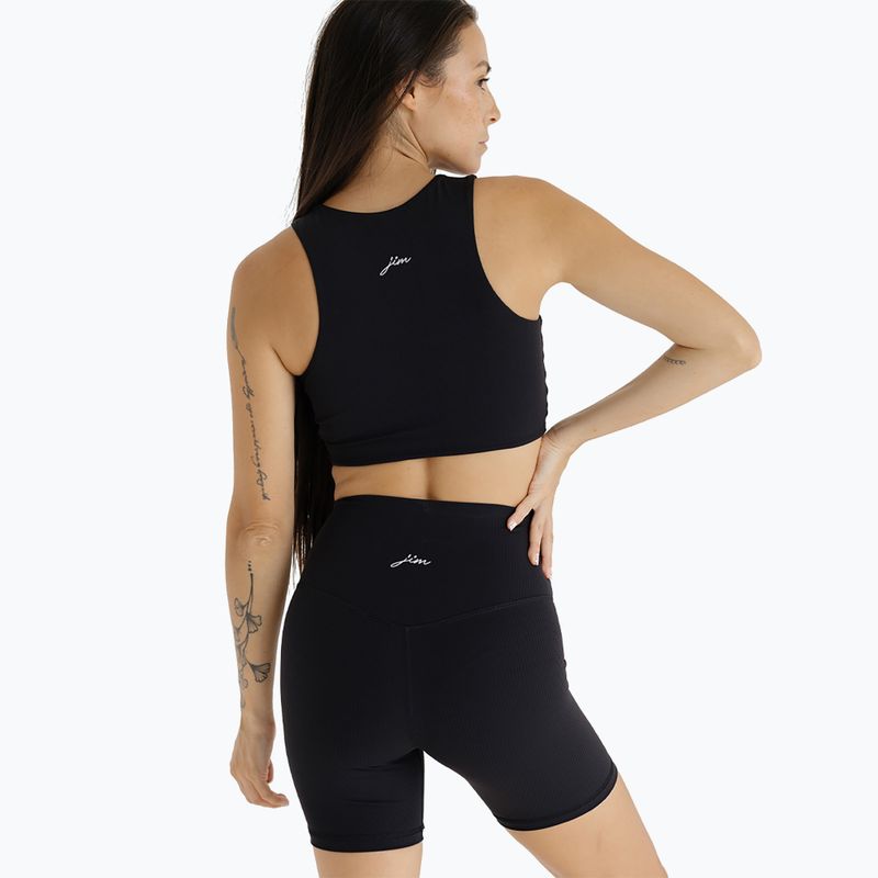 Women's Yoga Top JOYINME Pulse Ribbed black 6