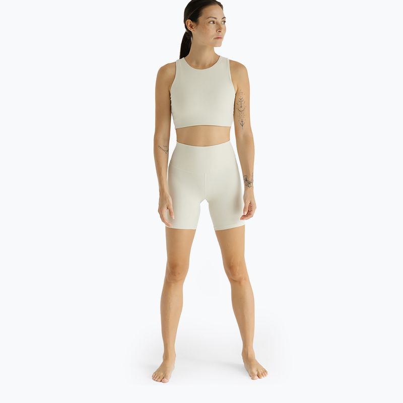 Women's yoga shorts JOYINME Ribbed buttercream 2