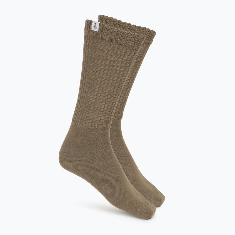 Women's socks JOYINME Ground Yourself taupe brown
