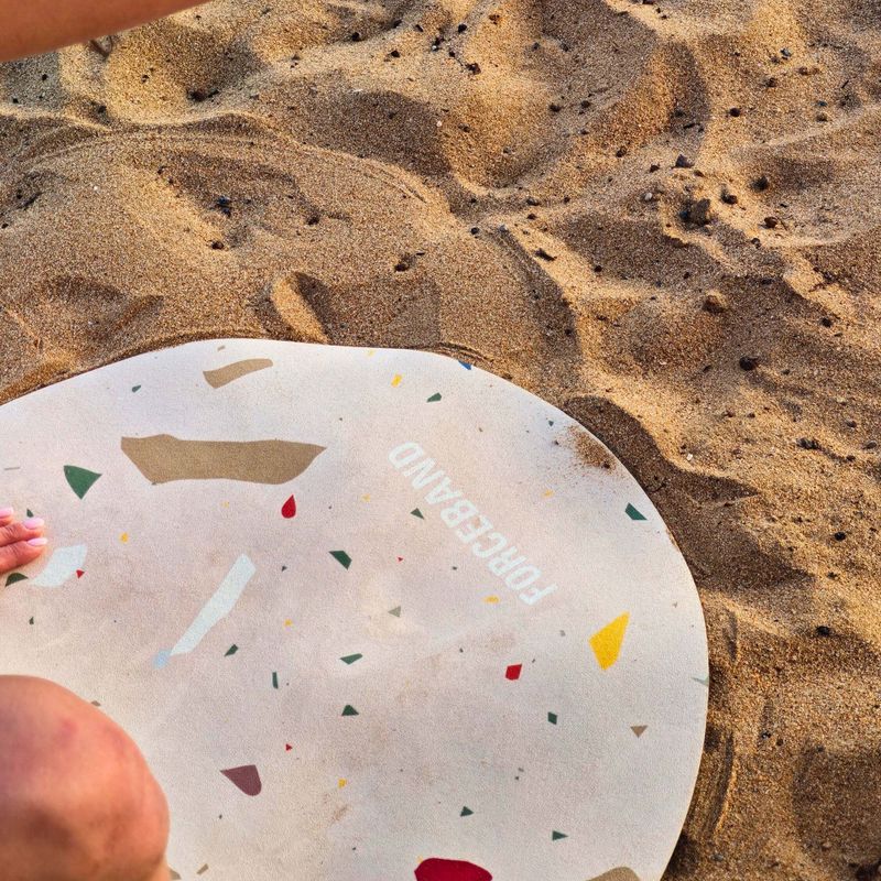 Yoga mat FORCEBAND Mineral microfibre + eko kauczuk 5 mm mineral 3