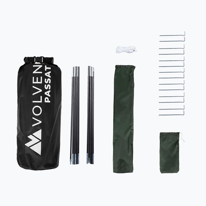 3-person camping tent Volven Passat green 7