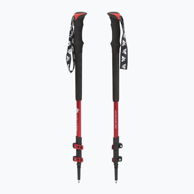 Trekking poles Volven Adevnture Pro red 5