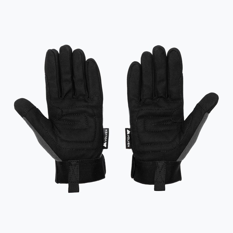 Climbing gloves Volven Ferrata gray 3