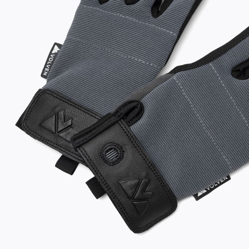 Climbing gloves Volven Ferrata gray 4