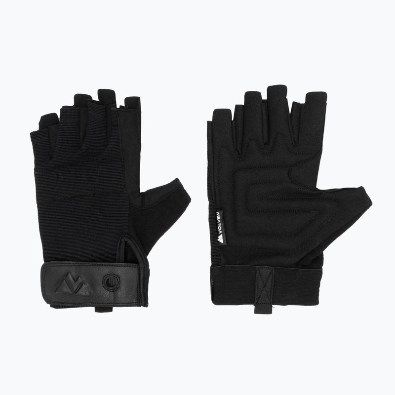 Climbing gloves Volven Ferrata Half Finger black