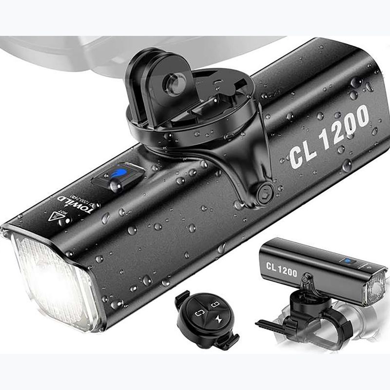 Bike light set Towild CL1200 + TL03 black 2